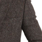 Dolce & Gabbana Elegant Brown Slim Fit Wool Blend Blazer