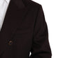 Dolce & Gabbana Elegant Bordeaux Taormina Cashmere Blazer