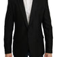 Dolce & Gabbana Polka Dotted Slim Fit Martini Jacket