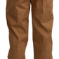 Dolce & Gabbana Elegant Slim Fit Brown Casual Pants