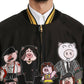 Dolce & Gabbana Multicolor Motive Bomber Style Jacket