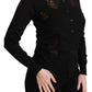 Dolce & Gabbana Elegant Cashmere Silk Blend Lace Cardigan