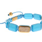 Nialaya Elegant Blue Opal & Diamond-Studded Bracelet