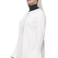 19V69 Italia Elegant White Neoprene Woman Coat