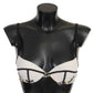 Just Cavalli Elegant White Push-Up Bra With Logo Details