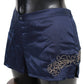 Ermanno Scervino Chic Blue Lingerie Shorts - Pure Cotton Comfort