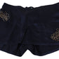 Ermanno Scervino Chic Blue Lingerie Shorts - Pure Cotton Comfort