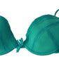 Ermanno Scervino Luxurious Green Cotton Push Up Bra