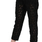 Dolce & Gabbana Elegant Straight Cropped Lace Trousers