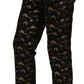 Dolce & Gabbana Elegant High Waist Tapered Brocade Pants