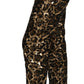 Dolce & Gabbana Elegant High Waist Skinny Sequined Pants