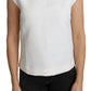 Dolce & Gabbana Elegant White Cotton Blend Blouse