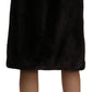 Dolce & Gabbana Elegant Black Pencil Knee Length Skirt