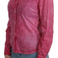 Chic Pink Cotton Polo Blouse by Ermanno Scervino