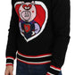 Dolce & Gabbana Elegant Black Cashmere Crew Neck Sweater