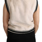 Dolce & Gabbana Elegant Sleeveless Faux Fur Vest