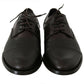 Dolce & Gabbana Elegant Brown Leather Formal Lace-ups