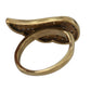 Nialaya Elegant Gold-Crystal Embellished Ring