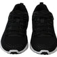 Philipp Plein Elegant Black Casual Sneakers for the Discerning Gentleman