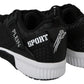 Philipp Plein Elegant Black Casual Sneakers for the Discerning Gentleman