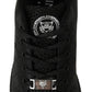 Philipp Plein Elegant Black Gisella Sneakers