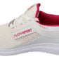 Philipp Plein Chic White Becky Sneakers with Pink Accents