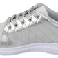 Philipp Plein Sleek Silver Sneakers for Trendsetters