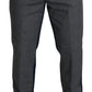 Dolce & Gabbana Sleek Two-Tone Cotton Trousers