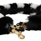 Dolce & Gabbana Elegant Fur Shoulder Strap Accessory