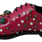 Dolce & Gabbana Fuchsia Pink Crystal Patent Flats