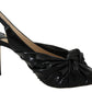 Jimmy Choo Elegant Black Leather Pointed Toe Pumps