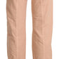 Ermanno Scervino Chic Beige Cropped Cotton Pants