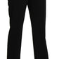 BENCIVENGA Elegant Black High Waist Straight Pants