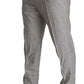 Dolce & Gabbana Elegant Slim Fit Gray Linen-Silk Suit