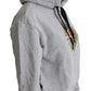 Dolce & Gabbana Exclusive Hooded Gray Cotton Sweater