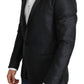 Dolce & Gabbana Elegant Black Jacquard Slim Fit Blazer