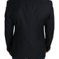 Dolce & Gabbana Elegant Black Virgin Wool Silk Blend Blazer