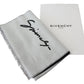 Givenchy Elegant Monochrome Wool-Silk Blend Scarf