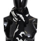 Givenchy Elegant Unisex Wool-Silk Scarf in Black & White