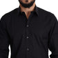 Dolce & Gabbana Elegant Black Cotton Stretch Dress Shirt