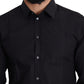 Dolce & Gabbana Sleek Black Cotton Dress Shirt