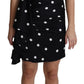 Dolce & Gabbana Elegant Polka Dot Silk Charmeuse Dress