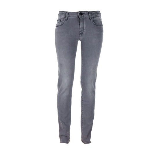 Jacob Cohen Elegant Gray Handcrafted Women's Jeans