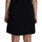 Dolce & Gabbana Elegant Sleeveless Black A-Line Mini Dress