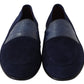 Dolce & Gabbana Elegant Blue Suede Leather Loafers