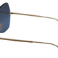 Dolce & Gabbana Elegant Gold-Blue Gradient Sunglasses