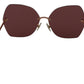 Dolce & Gabbana Chic Red 100% UV Protection Sunglasses