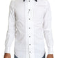 Dolce & Gabbana Elegant White Slim Fit Dress Shirt