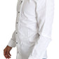 Dolce & Gabbana Elegant White Slim Fit Dress Shirt