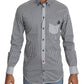 Dolce & Gabbana Elegant Black & White Checkered Gold Casual Shirt